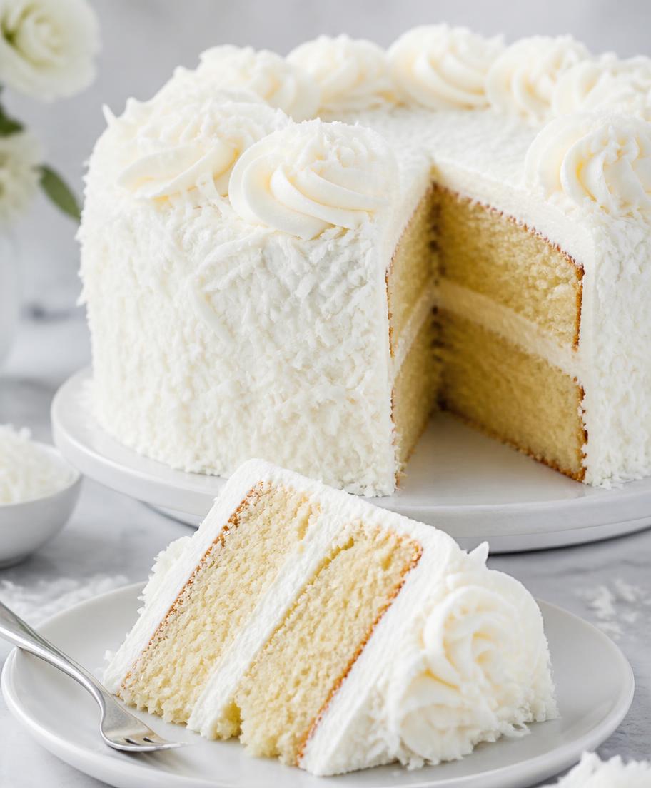 🥥 Bolo de Coco Cremoso
